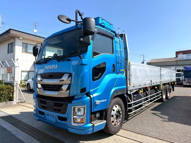 25t仕様　３軸高床　アルミブロック平ボデー