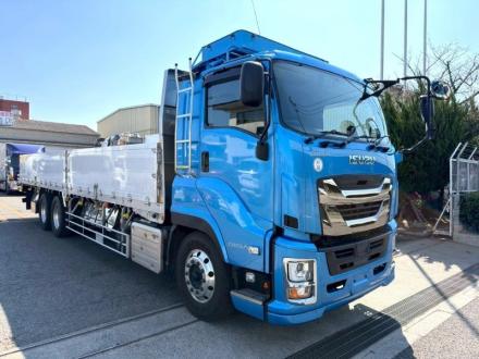 25t仕様　３軸高床　アルミブロック平ボデー